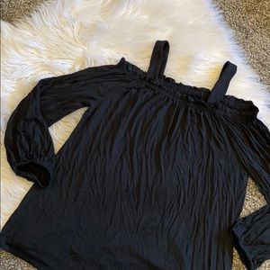 Cold shoulder Loft Top